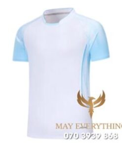 Áo Đồng Phục Thể Thao CLB Màu Trắng Kẻ Xanh