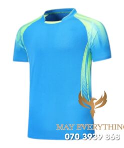 Áo Đồng Phục Thể Thao CLB Màu Xanh Dương Kẻ Vàng