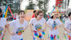 ao dong phuc team building