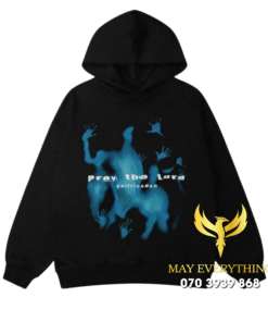 Áo hoodie in hình ánh sáng xanh