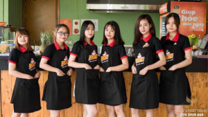 dong phuc quan tra sua