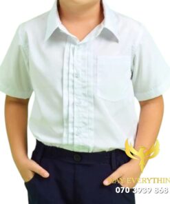 Đồng phục học sinh sơ mi viền bèo