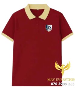 Đồng phục học sinh polo viền cổ in logo
