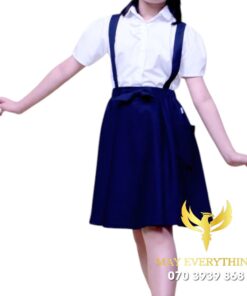 Đồng phục học sinh bé gái váy yếm