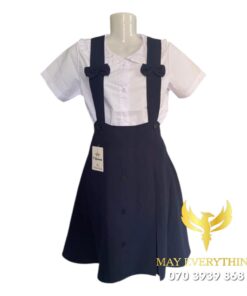 Đồng phục học sinh váy yếm bé gái