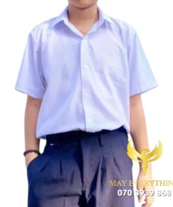 Đồng phục học sinh sơ mi trắng
