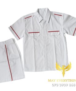 Đồng phục học sinh viền đỏ