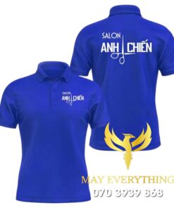 Đồng phục salon màu xanh