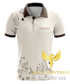 Đồng phục salon màu trắng