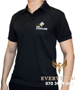 Đặt May Áo Thun Đồng Phục Giá Rẻ 38 Áo thun đồng phục công ty Vietlink + HE PHA