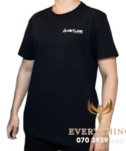 Đặt May Áo Thun Đồng Phục Giá Rẻ 40 Áo thun cổ tròn cotton 100% VIETLINK