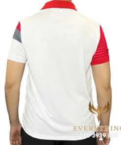 Áo Thun Polo Đồng Phục Công Ty Phối Đỏ Xám