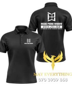 Đồng phục salon mẫu polo màu đen