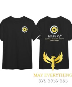 Đồng phục salon mẫu áo thun in logo