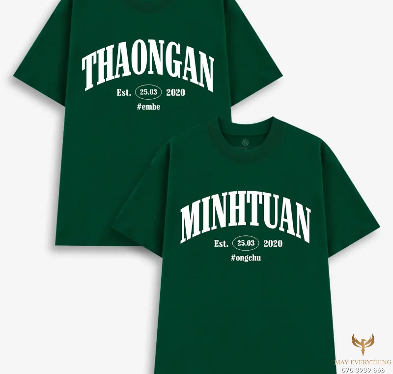 10 mẫu áo cặp valentine, áo đôi cho các cặp tình nhân đẹp nhất