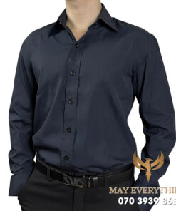 Áo sơ mi đồng phục màu đen