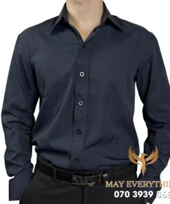 Áo sơ mi đồng phục màu đen