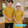 Đồng phục nhà hàng Lá 3 Đồng phục nhà hàng Lá