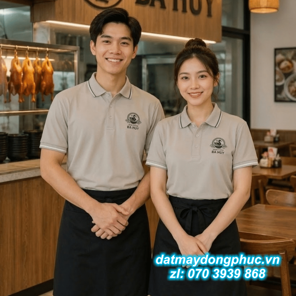 Đồng phục nhà hàng "Mì Vịt Tiềm Ba Huy" Đồng phục nhà hàng "Mì Vịt Tiềm Ba Huy"