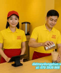 Đồng phục nhà hàng trà sữa Viên Viên