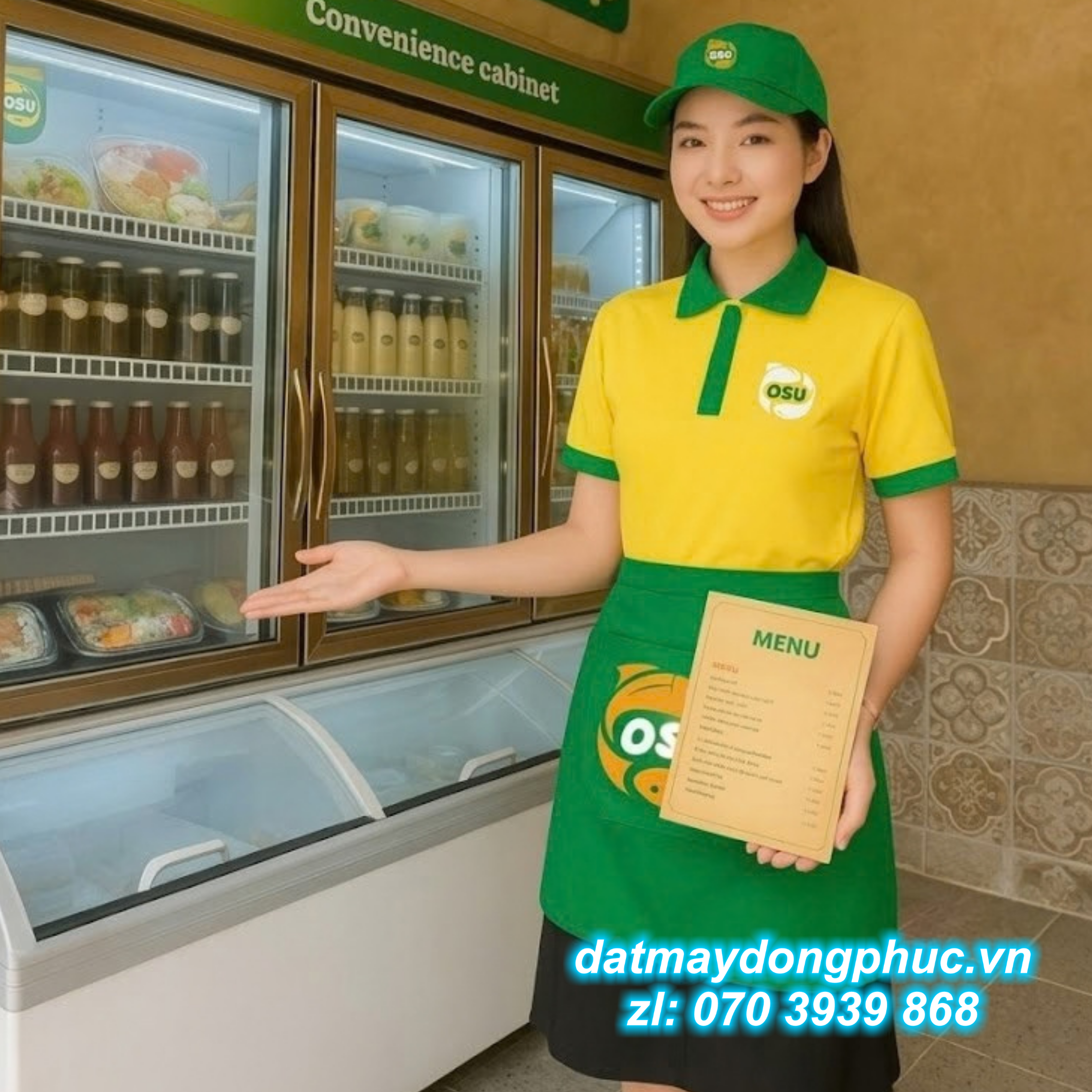 Đồng phục nhà hàng "Cơm tiện lợi Osu" Đồng phục nhà hàng "Cơm tiện lợi Osu"