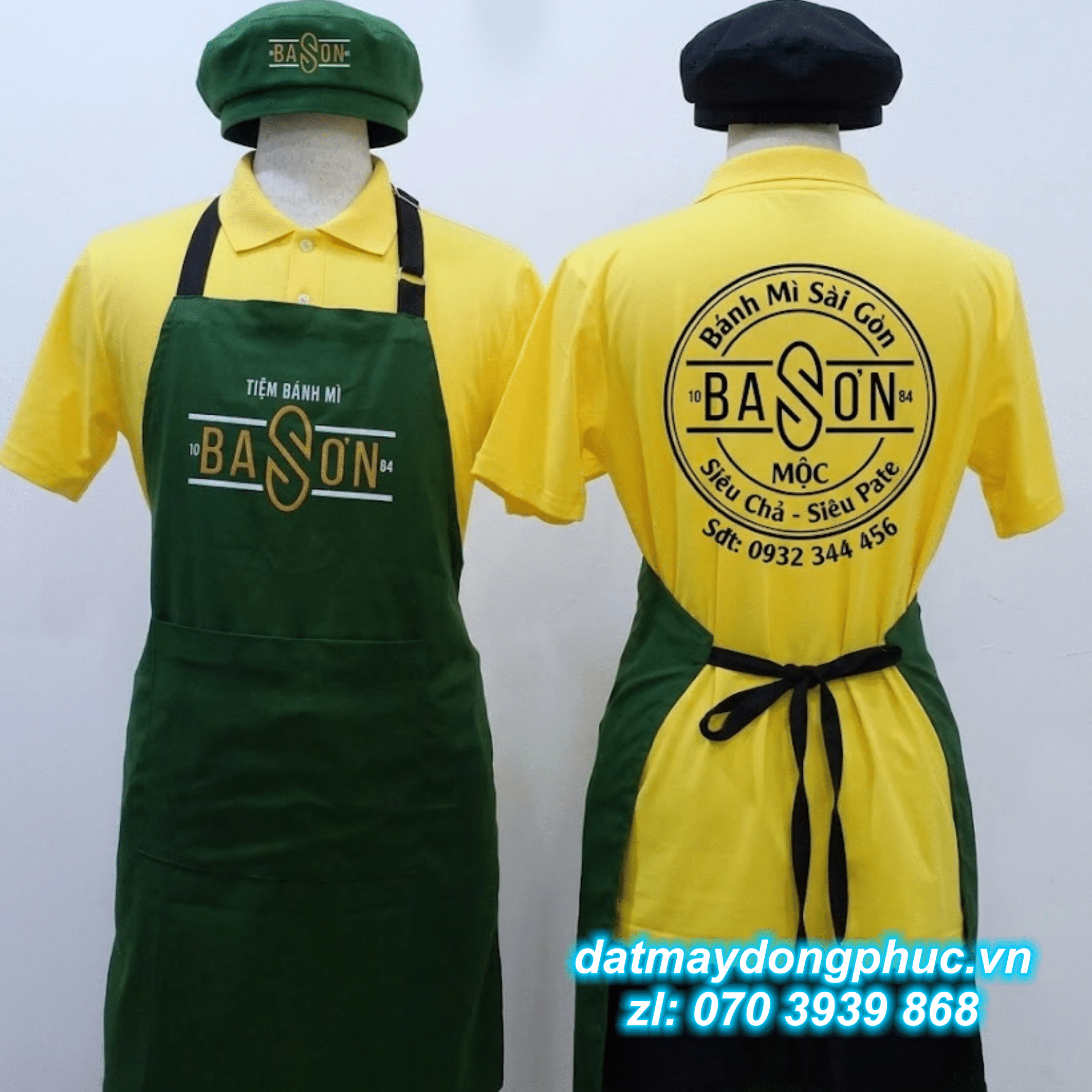 Đồng phục nhà hàng "Bánh mì Ba Sơn" Đồng phục nhà hàng "Bánh mì Ba Sơn"