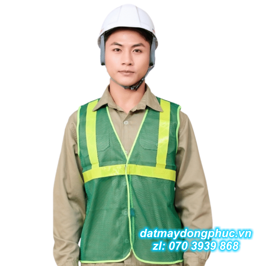 Đồng phục bảo hộ lao động lưới phản quang FE57