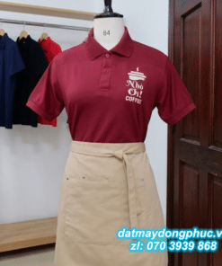 Đặt May Áo Thun Đồng Phục Giá Rẻ 41 Đồng phục nhà hàng "Nhỏ Ơi Coffee"