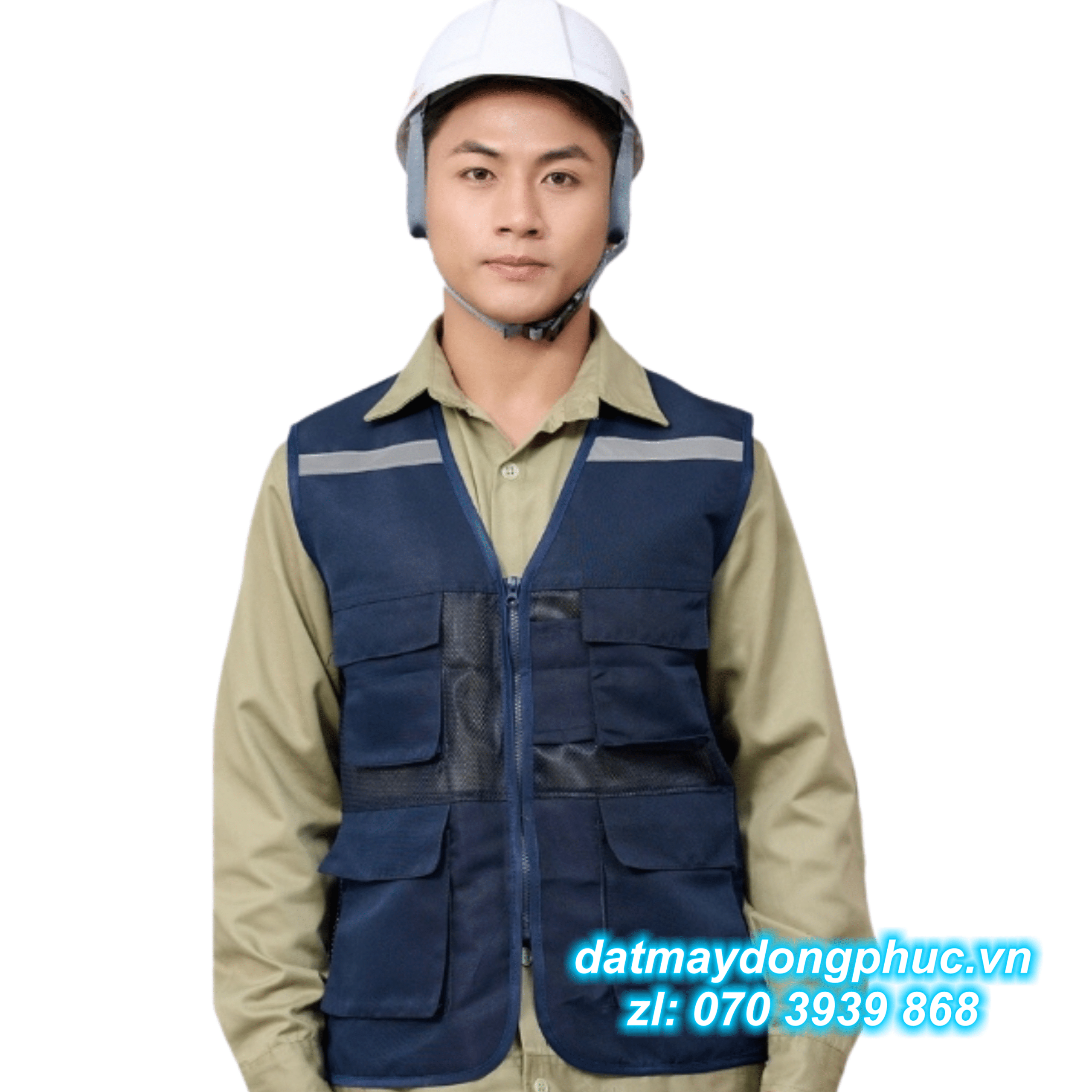 Đồng phục bảo hộ lao động lưới phản quang FE46