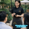 Đồng phục nhà hàng in logo NĐT 2 Đồng phục nhà hàng in logo NĐT