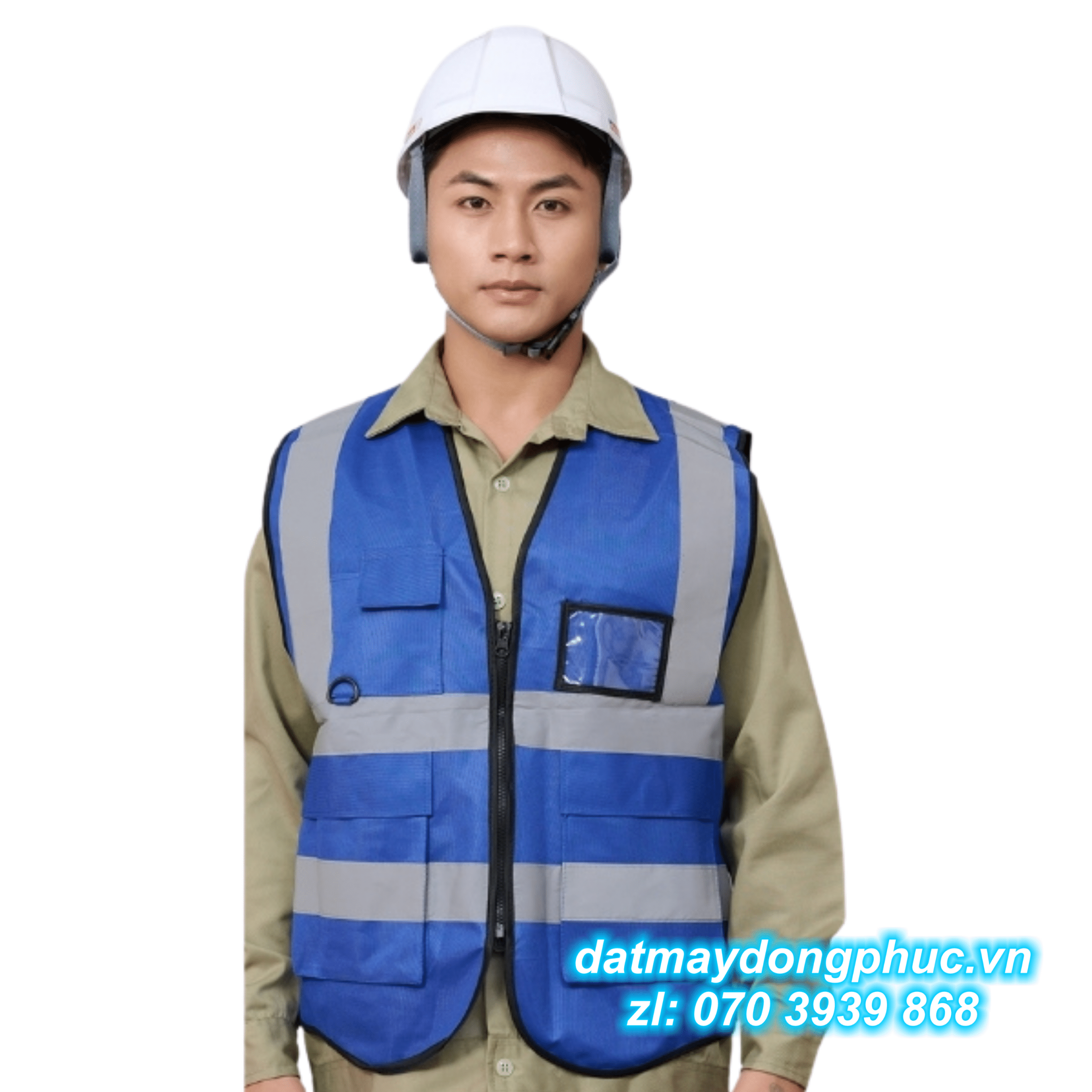 Đồng phục bảo hộ lao động lưới phản quang FE48