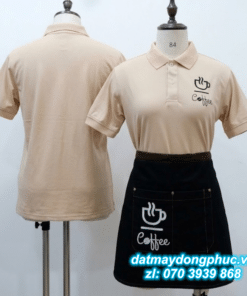 Đặt May Áo Thun Đồng Phục Giá Rẻ 33 Đồng phục nhà hàng thêu logo